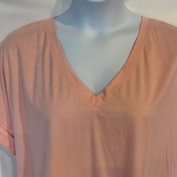 Pink cuffed sleeve tee Size 2XL - Picture 7 of 8